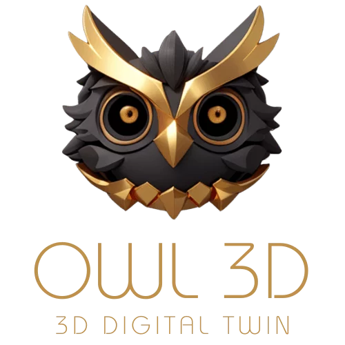 OWL 3D LOGO GOLD